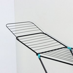 Сушилка для белья напольная, 220*50*90 см, 25 м, цвет черный