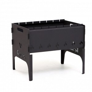 Мангал разборный «Булава» мини, 40x30x32 см, толщина металла 2 мм, с сумкой