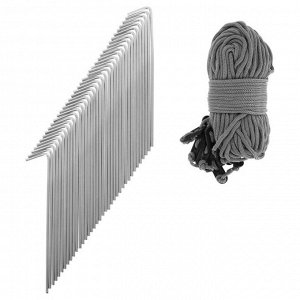Палатка туристическая 6-местная maclay VOCATION EXTRA 6, 460x335x185 см, кемпинговая, двухслойная, с тамбуром, голубая