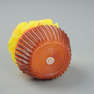 Игрушка резиновая "Маффин", 7,5 см, микс цветов