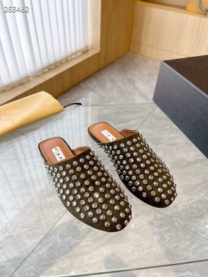 Сабо женские замшевые