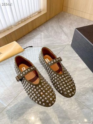 Балетки женские кожаные