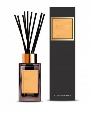 AREON HOME PERFUMES Аромадиффузор "PREMIUM" Золотой Янтарь, 85 мл  NEW