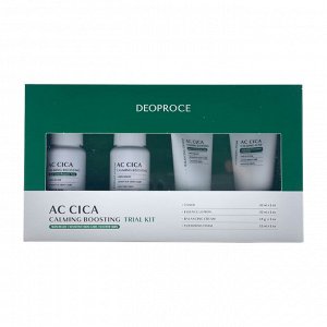 DEOPROCE AC CICA CALMING BOOSTING TRIAL KIT Набор с успокаивающим эффектом