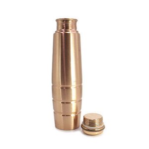 Сандаловый дом Медная бутылка для настаивания медной воды 28см-8см 750ml 327гр