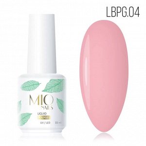 №4 Mio nails ликвид/флюид/жидкий полигель для укрепления ногтей, 15 мл