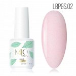 №2 Жидкий полигель с шиммером Mio nails ликвид/флюид для укрепления ногтей, 15 мл