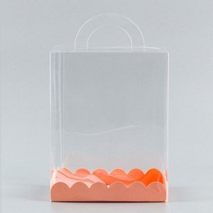 Коробка-сундук, кондитерская упаковка «Вкусные истории», 14 х 14 х 18 см