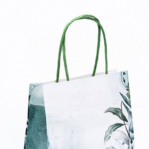 Пакет крафт «Подарок для тебя» 18x8x25 см