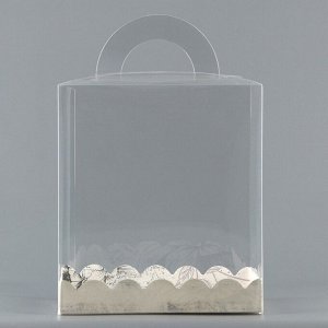 Коробка-сундук, кондитерская упаковка «С любовью», 16 х 16 х 18 см