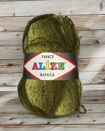 Пряжа для вязания, 350 гр,Fancy Alize Alpaka 15% альпака, 15% шерсть, 60% акрил 875м/350 г