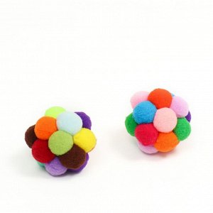 Мяч плюшевый "Пузырь", 5 см, микс цветов   7806342