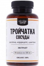 Комплекс грибов &quot;Тройчатка Сосуды&quot; 90 капсул по 500 мг