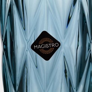 Бокал для шампанского Magistro «Круиз», 160 мл, 7x20 см, стекло, синий