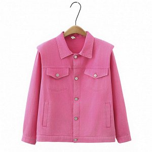 Женская куртка, цвет розовый