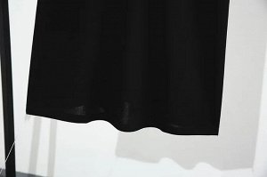 Женское повседневное платье, цвет черный, с принтом