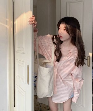 Рубашка женская, в полоску