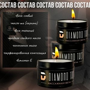 Diamond_tret  Массажная свеча - баттер 50мл