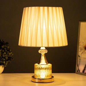 Настольная лампа с подсветкой "Элегия" Е27 40Вт золото 26х26х39 см