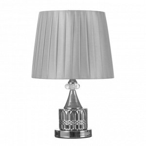 Настольная лампа с подсветкой "Элегия" Е27 40Вт хром-серый 26х26х39 см