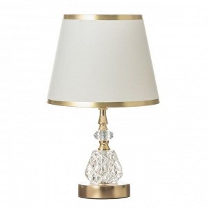 Настольная лампа с подсветкой "Каролина" Е27 40Вт золото 22х22х34,5 см