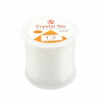 Нить-резинка (спандекс) Crystal Tec 1,2 мм, прозрачная, длина 50 м.  Цена за 1 шт.