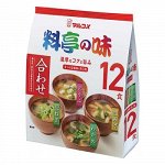 Мисо-суп с кусочками зеленого лука (12 порций) Marukome, 216 гр. 1/24