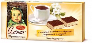 Торт вафельный "Аленка" со сливочным вкусом Красный Октябрь 250 г
