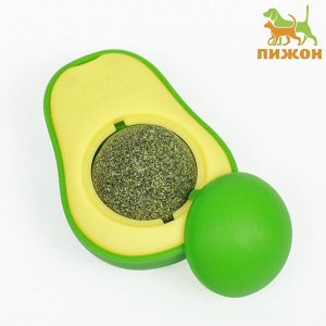 Игрушка для кошек с кошачьей мятой "Авокадо", 6 см   9210978