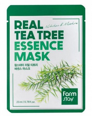 FARM STAY Тканевая маска с экстрактом чайного дерева Real Tea Tree Essence Mask