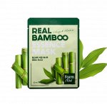 FARM STAY Тканевая маска для лица с экстрактом бамбука Real Bamboo Essence Mask