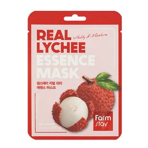 FARM STAY Тканевая маска для лица с экстрактом личи Real Lychee Essence Mask