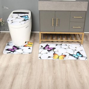 Набор ковриков для ванной комнаты и туалета