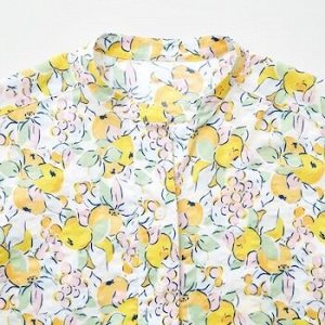 UNIQLO Princesse Tam Tam - милая пижама с ботаническим принтом - 01 OFF WHITE