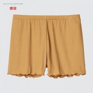 UNIQLO Princesse Tam Tam - удобные шортики для сна - 56 OLIVE