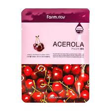 FARM STAY Тканевая маска с ацеролой Visible Difference Mask Sheet  Acerola