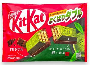 Шоколад "Kit Kat" двойной вкус-классический и чай маття, 116 гр. 1/24