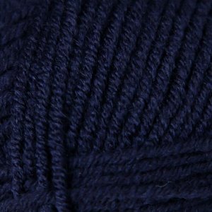 Пряжа для вязания спицами, крючком ALIZE, Lanagold, 51% акрил, 49% шерсть, 240 м/100 г, (58 т. синий)