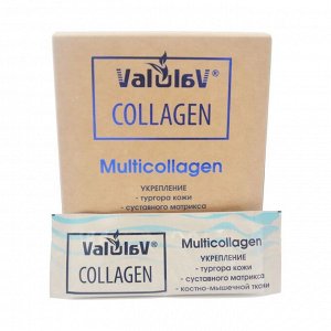 ValulaV Collagen Multicollagen. Укрепление: торгура кожи, суставного матрикса, костно-мышечной ткани