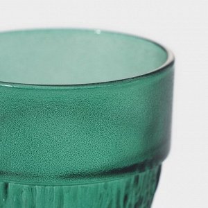 Набор стаканов стеклянных «Green Tree», 200 мл, 4 шт, цвет зелёный