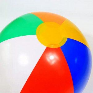 Мяч надувной детский, пляжный, 28 см, цвет в ассортименте