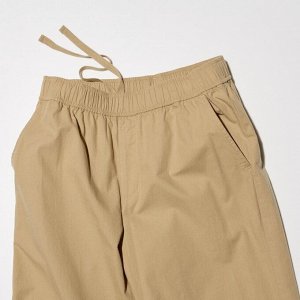 UNIQLO - свободные брюки из хлопка до щиколотки - 56 OLIVE
