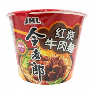 Лапша сублимированная JML б/п 104гр тушеная говядина (JML INSTANT NOODLE Beef flavor)