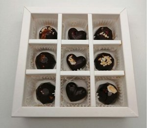 Коробка конфет - сердечки