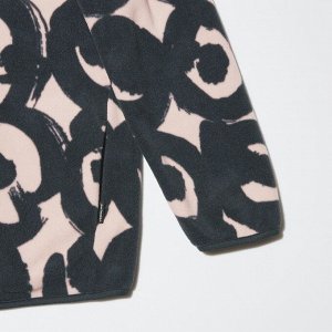 UNIQLO - флисовая куртка на молнии дизайн Marimekko - 32 BEIGE