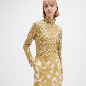 UNIQLO Marimekko - теплая флисовая юбка -  32 BEIGE