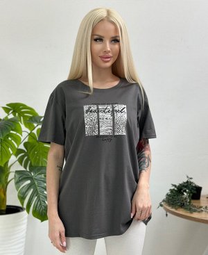 Футболка Ткань 95% cotton 5% polyester
Длина 68 см