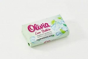 ALVIERO Мыло туалетное "OLIVIA Love Nature&Fruttis" 140г Огурец и алоэ вера