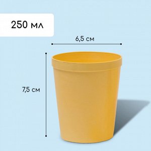 Набор для рассады: стаканы по 250 мл (18 шт.), поддон 40x20 см, цвет МИКС, Greengo