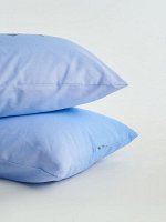 Комплект наволочек на молнии Бязь Одуванчики ГОЛУБОЙ 70*70см